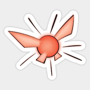 Glowing Fairy, Red Sticker